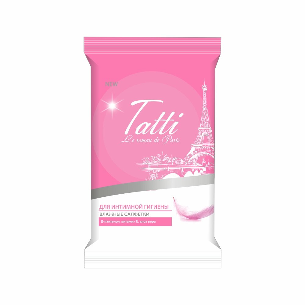 Салфетки влажные для интимной гигиены Tatti 15шт