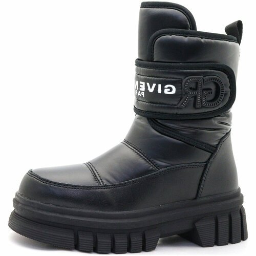 фото Ботинки boncy, размер 35, черный