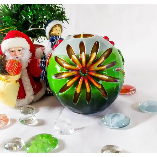 Энергетическая Свеча Зеленая шар Selana Rejini