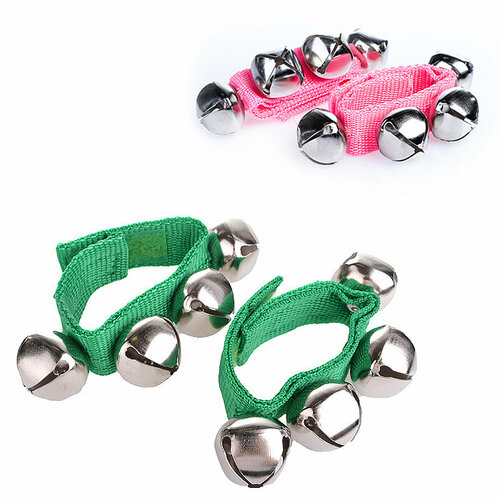 Набор бубенцов на браслете 2 шт D0500 в пакете 237₽