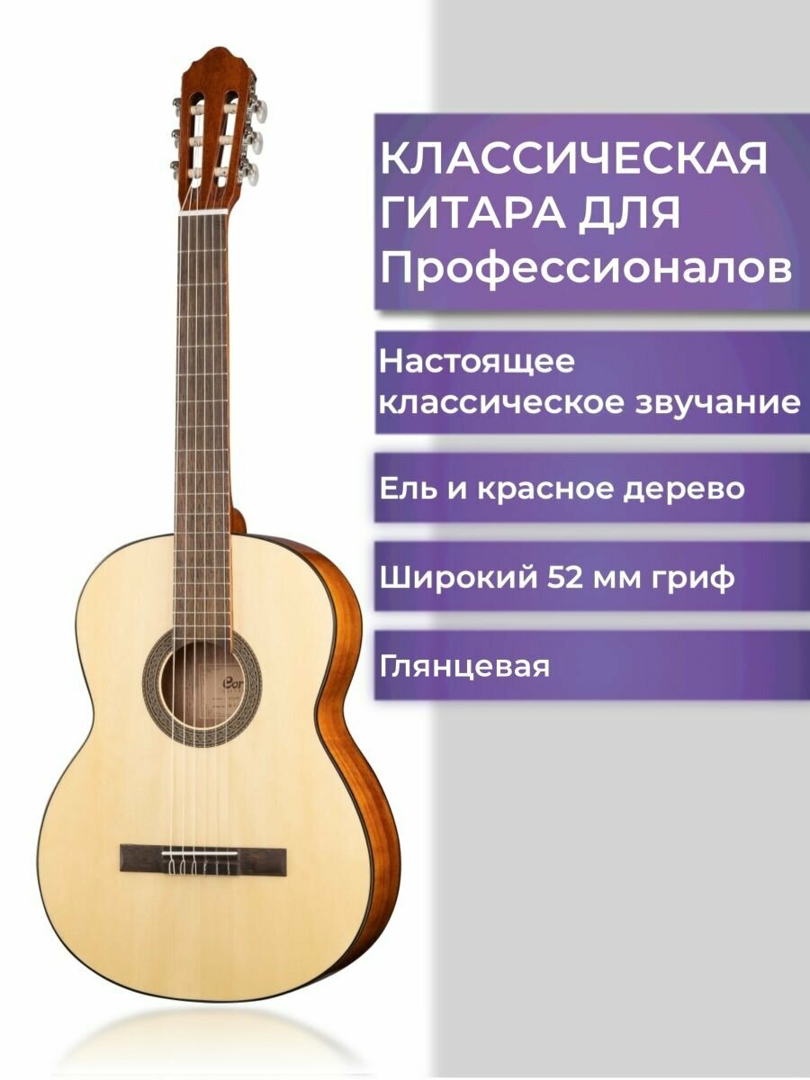 AC100-SG Классическая гитара 4/4, глянцевая