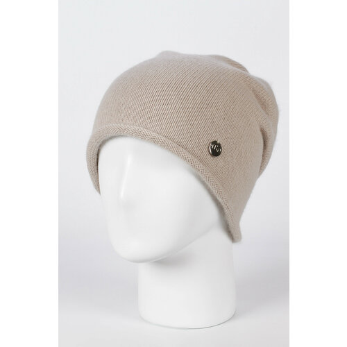 фото Шапка weaving design, размер uni, бежевый