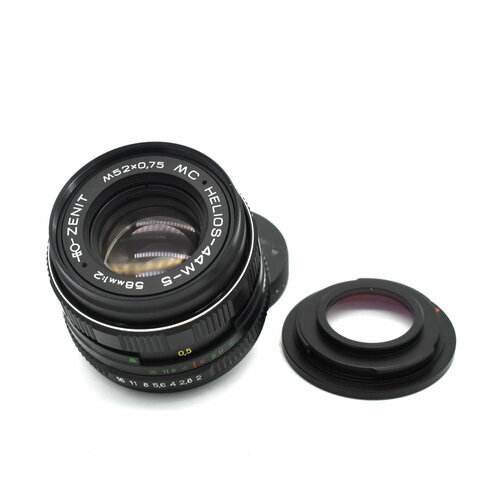 Мануальный художественный объектив Гелиос-44М-5 МС 258 для Nikon F с фокусировкой на бесконечность 758000₽