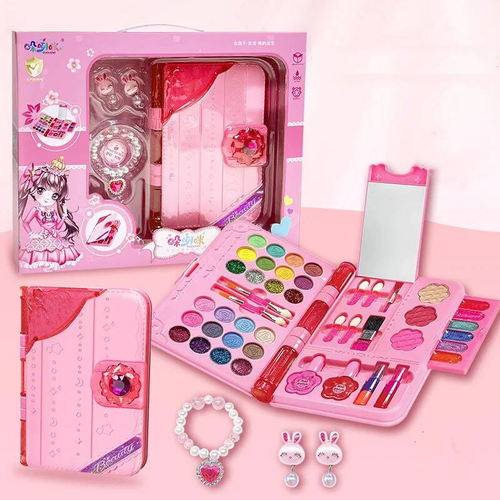 Набор декоративной косметики для девочки Блокнот серьги-клипсы и браслетик в подарочной упаковке 1450₽