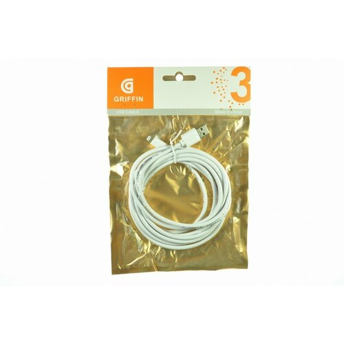 Кабель USB для iPhone Lightning Griffin 3m 350₽