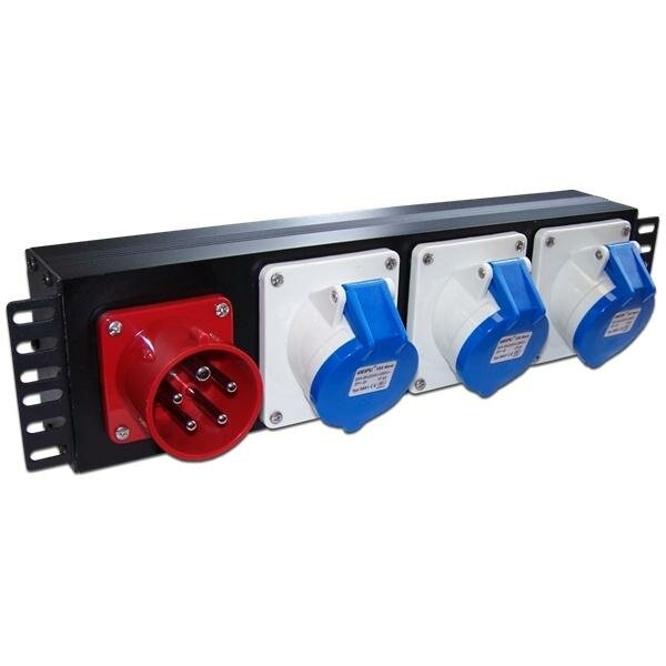 Блок розеток LANMASTER TWT-PDU-32AI9-3P, черный