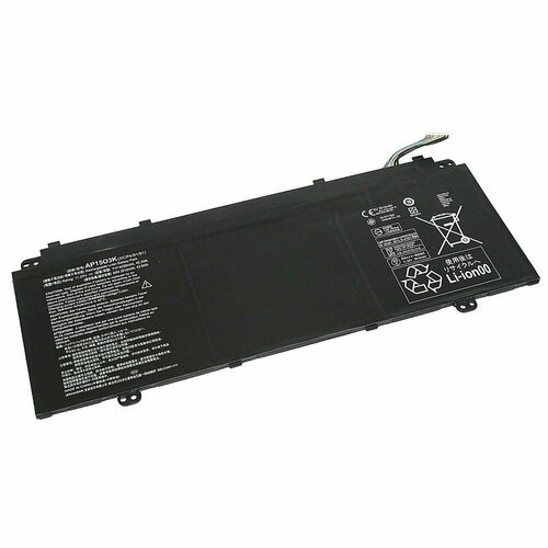 Аккумуляторная батарея для ноутбука Acer Aspire S5-371 (AP1503K) 11.25V 4030mAh, код 058521 клавиатура для ноутбука acer spin 5 sp513 51 sp513 52n sp513 52np sp513 53n черная
