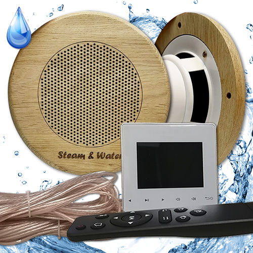 Купить Влагостойкая акустика для сауны и бани SW 2 white SAUNA (круглый ...