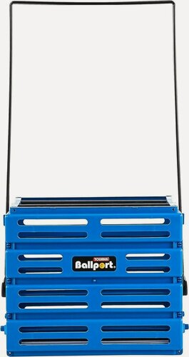 Изображение товара Корзина для теннисных мячей черная без колес на 80 мячей, синяя