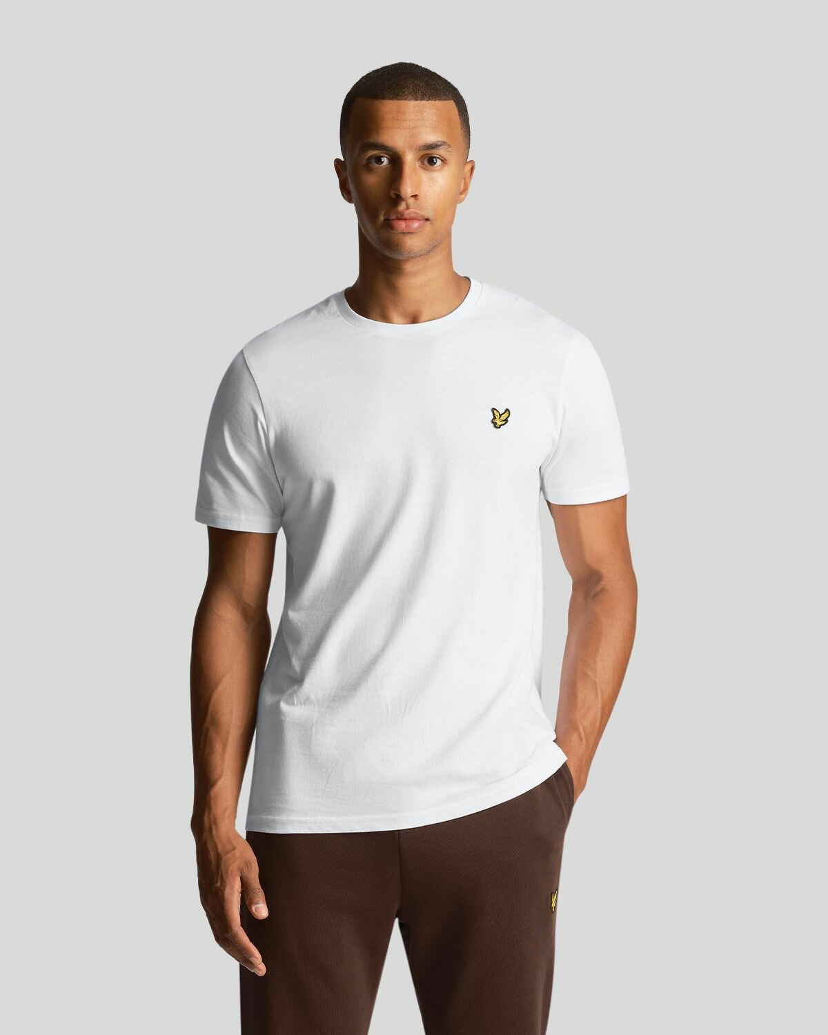 Футболка Lyle & Scott Plain T-shirt, размер M, белый