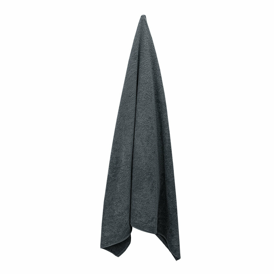 Полотенце махровое 100x150 моно цвет серый - фотография № 3