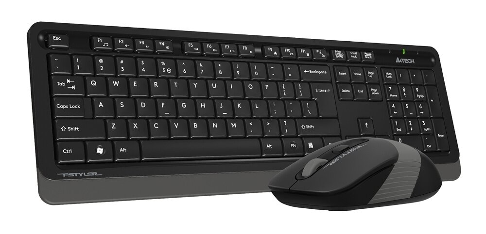 Клавиатура + мышь A4Tech Fstyler FG1010 клав: черный/серый мышь: черный/серый USB беспроводная Multimedia