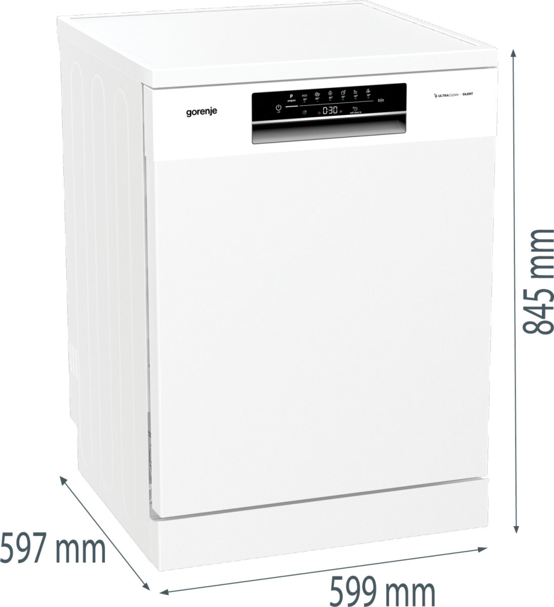 Посудомоечная машина Gorenje Gs642e90w белый (полноразмерная) . - фотография № 4