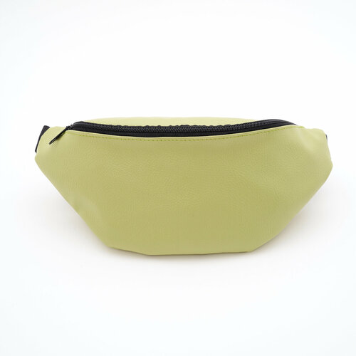 фото Сумка поясная tina bolotina, фактура гладкая, горчичный