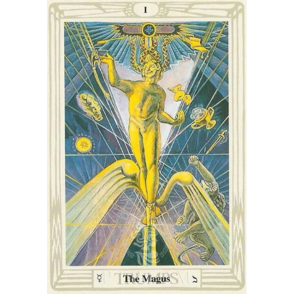 Таро Аввалон, Thoth Tarot deck (коробка) Crowley - фото №11