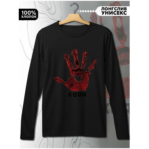 фото Лонгслив hypnotica, размер l, черный