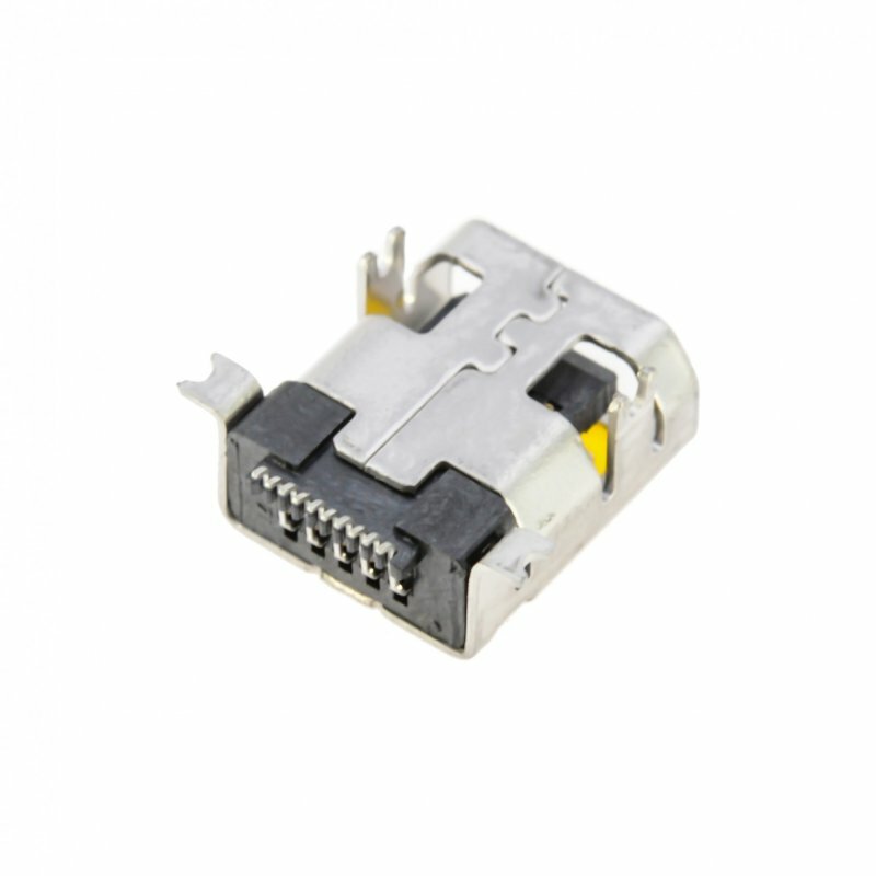 Системный разъем (зарядки) универсальный MiniUSB (10 pin) (тип 4) — фото 2