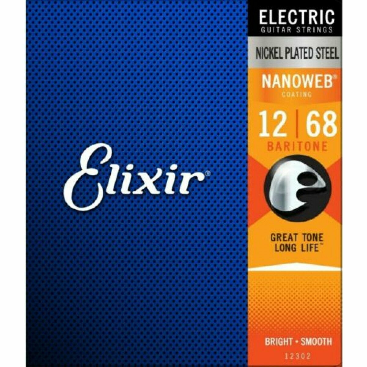 Струны Elixir NanoWeb Baritone 12-68 (12302). Оригинальные, США!