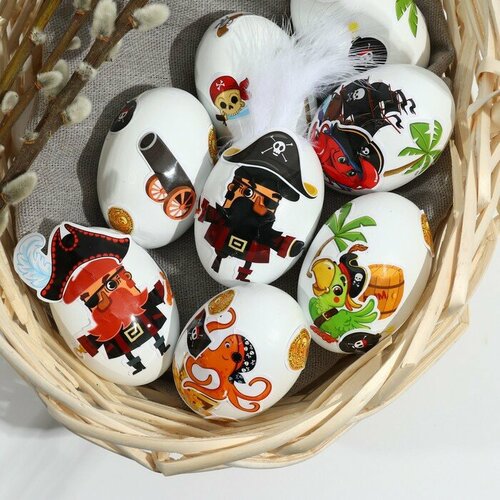 Набор для украшения яиц на Пасху Остров сокровищ 25 х 15 см 224₽