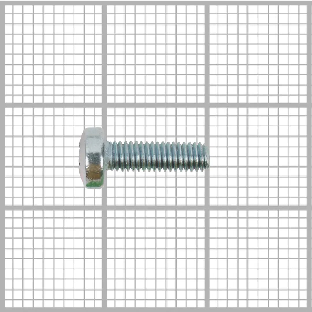 Изображение Винт с полукруглой головкой M3x10 мм, 30 шт.