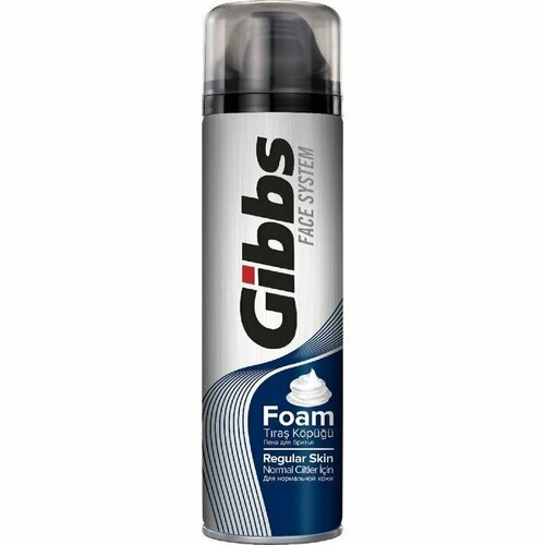 Пена для бритья Gibbs Regular, 200 мл (комплект из 8 шт)