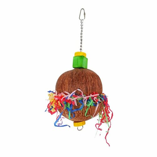 Игрушка для птиц SkyRus Весёлый кокос , 30х12см игрушка для птиц skyrus звезда 30х12см