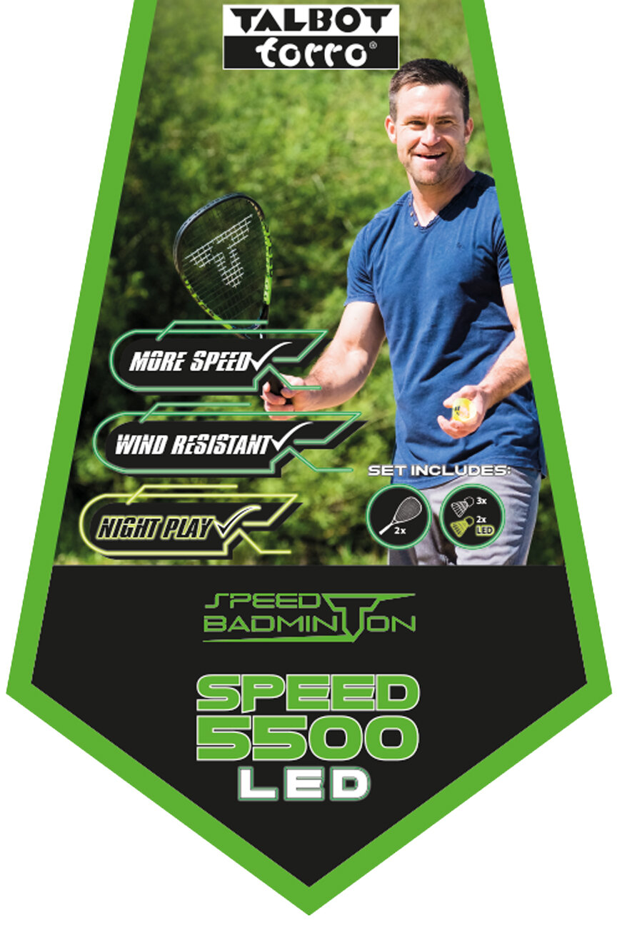 Speedbadminton Set Speed 5500 LED от Talbot-Torro, набор для игры кроссминтон