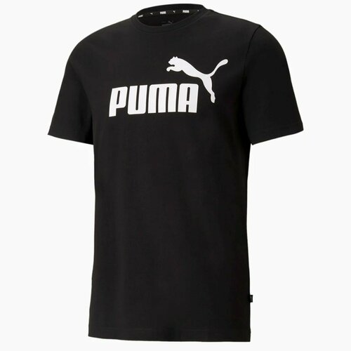 Футболка PUMA, размер XXL, черный футболка puma essentials tee размер xs белый