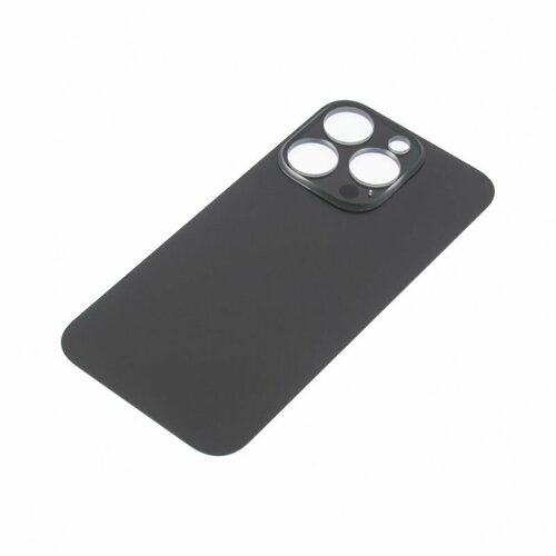 Задняя крышка для Apple iPhone 15 Pro (с широким отверстием) черный, AA задняя крышка для apple iphone xr черный aa