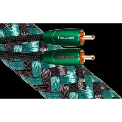 AudioQuest Evergreen 2RCA 3m высокоскоростной кабель aux 3 5 на 2 rca золоченый 3 метра