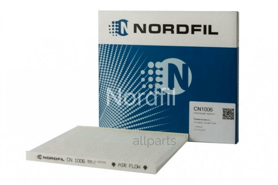 NORDFIL CN1006 Фильтр салона Hyundai Solaris Kia Rio III