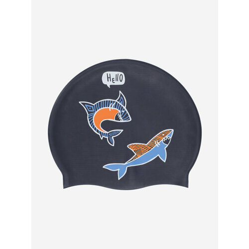 фото Шапочка для плавания детская joss kids' swim cap, sapphire