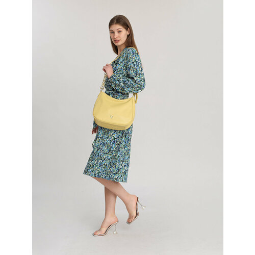 фото Сумка хобо velina fabbiano 23.1-7801012, желтый