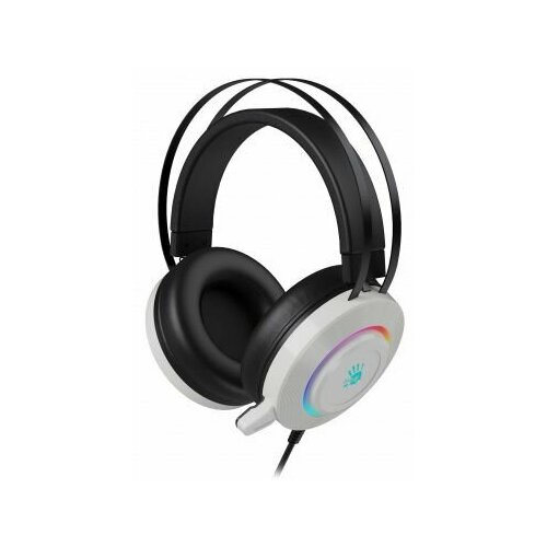 Наушники с микрофоном A4Tech Bloody G521 белыйчерный 23м мониторные USB оголовье G521 WHITE 421000₽
