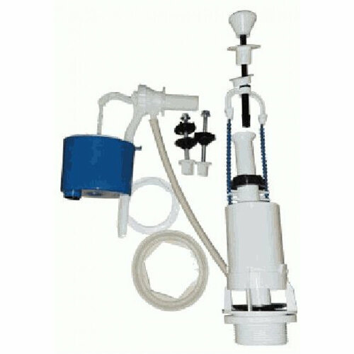 Арматура для бачка Псков шток, боковая подводка, белый, 66.56.14.0 28109