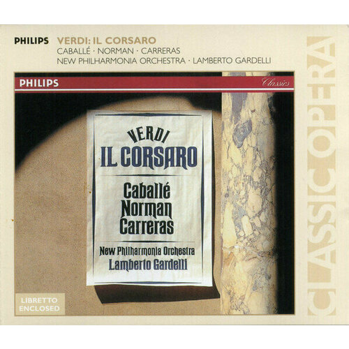 audio cd rossini guillaume tell gabriel bacquier montserrat caballe nicolai gedda AUDIO CD Verdi: Il Corsaro. Montserrat CaballE, Jessye Norman, JosE Carreras. 2 CD