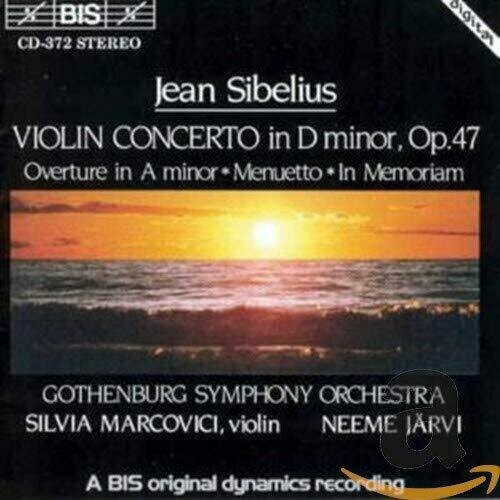 AUDIO CD Sibelius - Violin Concerto / Silvia Marcovici, Neeme Jä audio cd tchaikovsky violin concerto w yehudi menuhin rec 9 49 1812 overture w rias chorus rec 1 53 3 cd