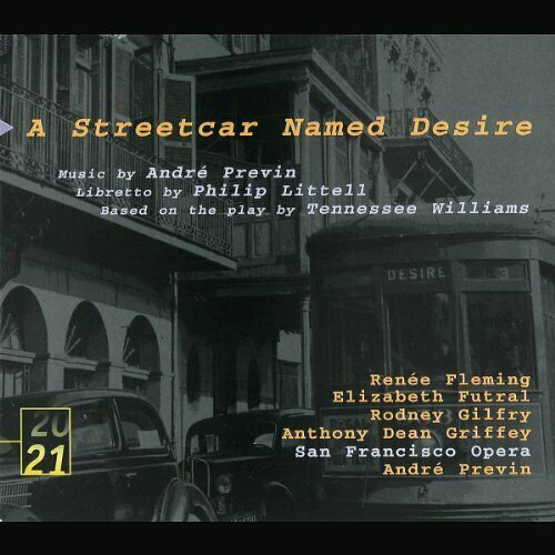 AUDIO CD PREVIN. A Streetcar Named Desire. Previn byrne donn five one act plays cd