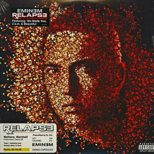 Виниловая пластинка Eminem: Relapse (Vinyl). 2 LP antony steve we love you mr panda