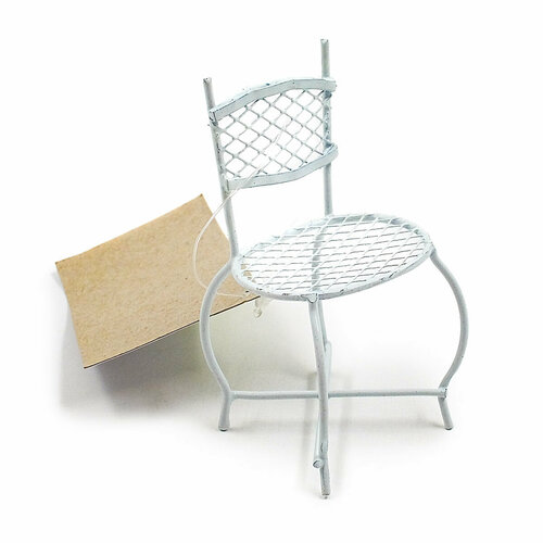 фото Kb3471-ru металлический мини стул, белый 4,3*3,5*4*7,5см astra&craft astra & craft