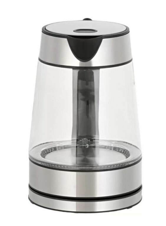 Чайник электрический KITFORT , 2200Вт, прозрачный и серебристый - фото №16