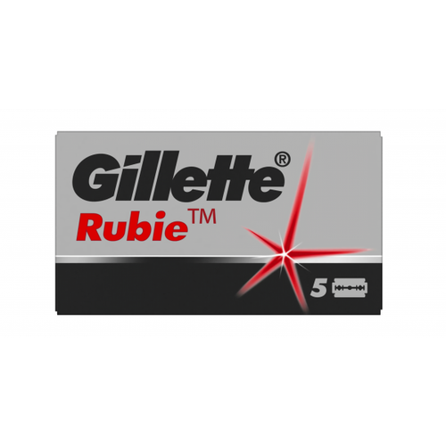 Procter&Gamble Лезвия сменные Gillette Rubie для безопасных бритв 5 шт