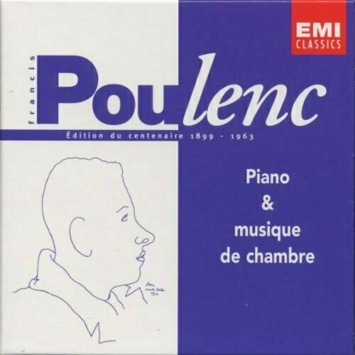 AUDIO CD Poulenc: Piano and Chamber Music - by Tacchino, Fevrier, Boulanger and Francis Poulenc