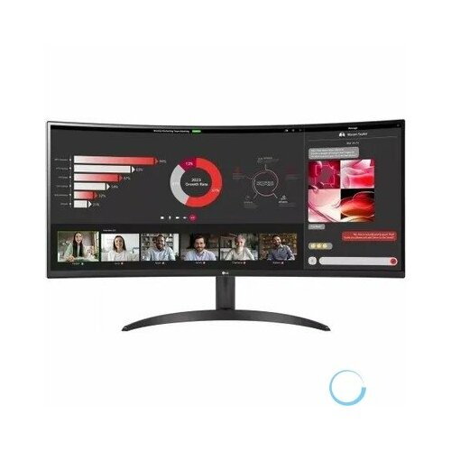 Монитор LG 34 34WR50QC-B черный VA LED 219 HDMI матовая 300cd 178гр178гр 3440x1440 100Hz FreeSync DP WQ 59кг 4900000₽