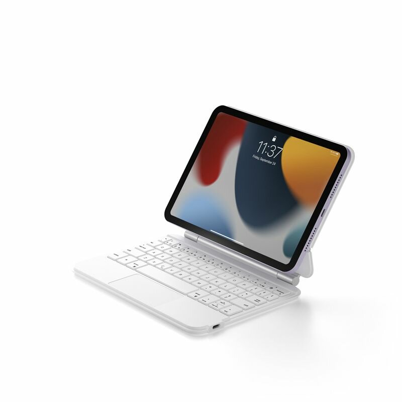 Чехол Magic Keyboard MyPads для iPad Mini 6 8,3 дюйма с русской гравировкой