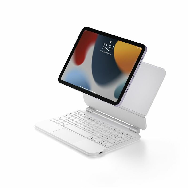 Чехол Magic Keyboard MyPads для iPad Mini 6 8,3 дюйма с русской гравировкой