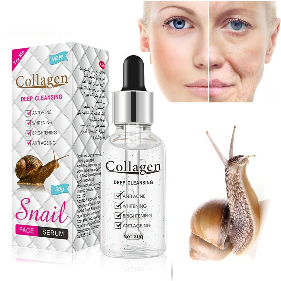 Сыворотка для лица коллаген улитка Collagen Snail Face Serum