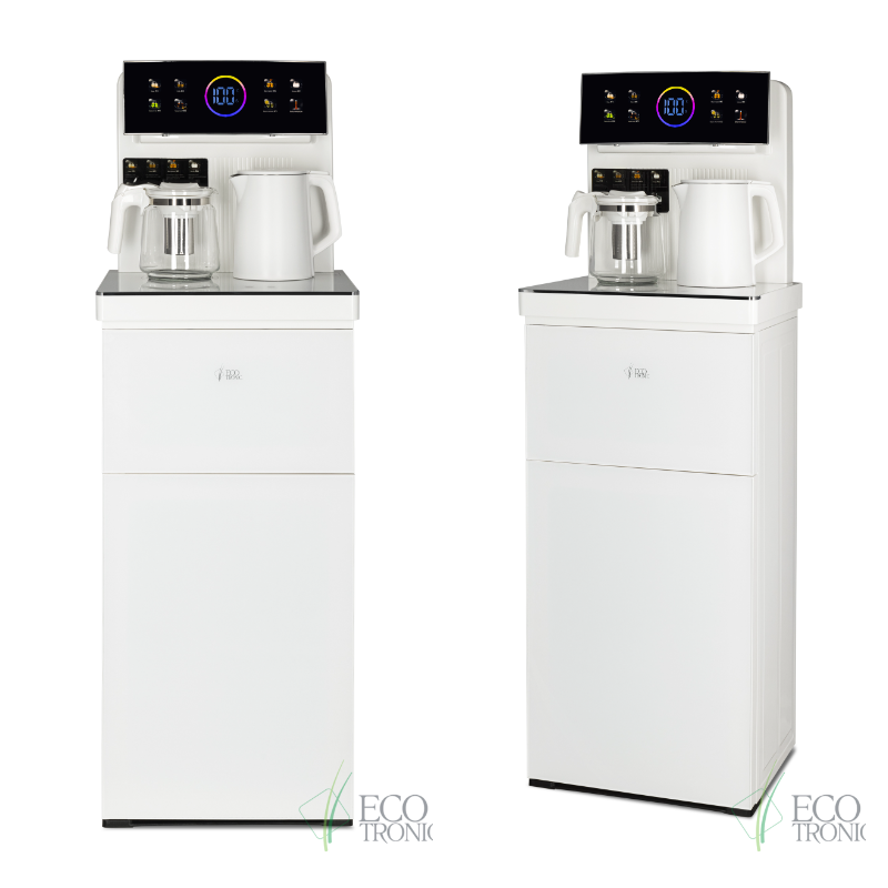 Кулер с нижней загрузкой бутыли Ecotronic TB25-LNR white ( с чайным столиком. тиабар)