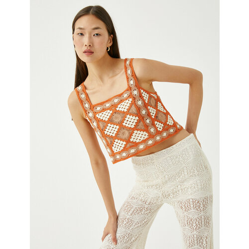 фото Топ koton, размер 42;44, коричневый