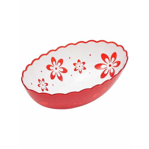 Чаша салатник Весна овальный 15 л красный 319₽